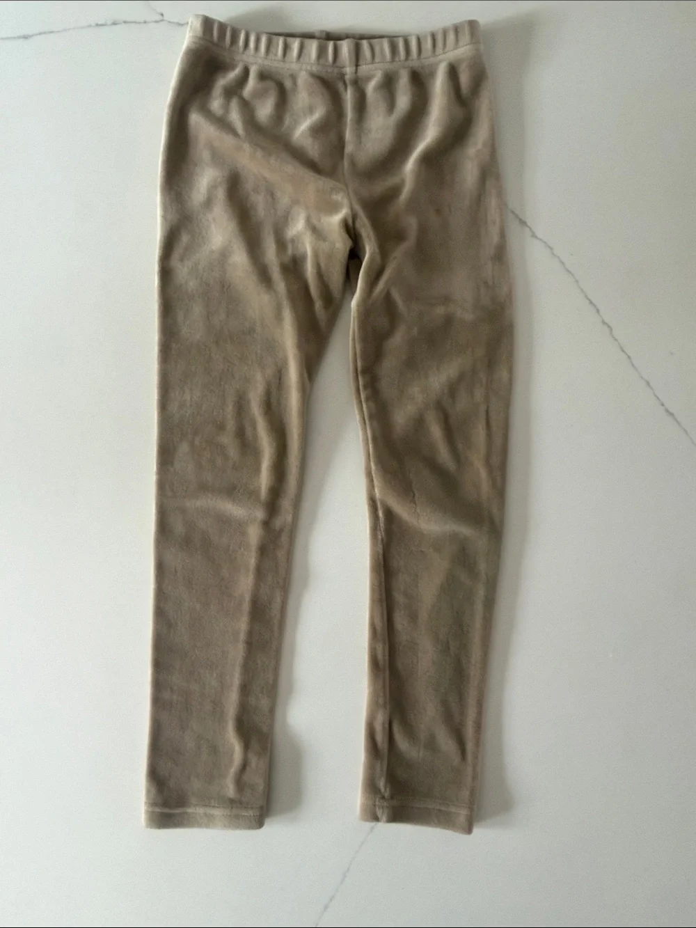 Mayoral Plush Stretch Leggings - Tan Brown